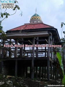 Kubah Masjid Nurul Hidayah Sampang