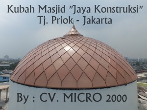 Kubah Masjid "Jaya Konstruksi" Jakarta