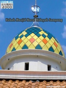 Kubah Masjid Nurul Hidayah Sampang