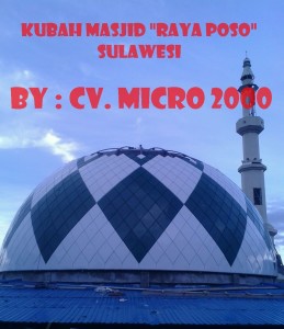 Kubah Masjid Raya Poso