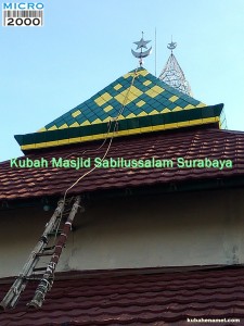 Kubah Masjid Sabilussalam Surabaya