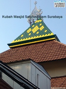 Kubah Masjid Sabilussalam Surabaya 