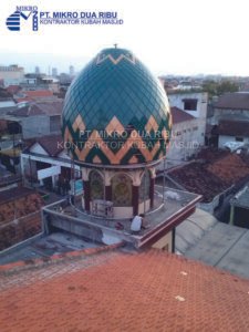 Kubah Masjid "Miftahul Huda" Rangkah Surabaya
